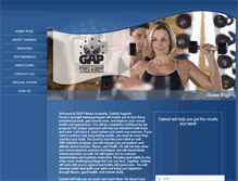 Tablet Screenshot of gpardopersonaltraining.com